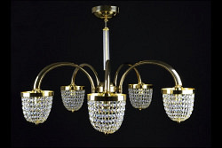 Chandelier Bozzolo 5 Gold 