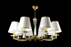 Chandelier Helios 8 Gold 