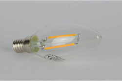 LED E14 2 Watt Filament, warmweiss, Kerzenform