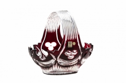 Lead Crystal Basket Diadem 