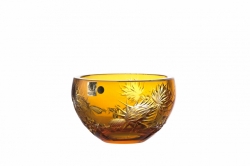 Lead Crystal Bowl Thistle