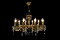 Chandelier Arrakis 10 Gold